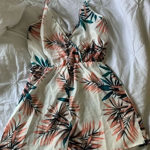 Shein floral romper size Small